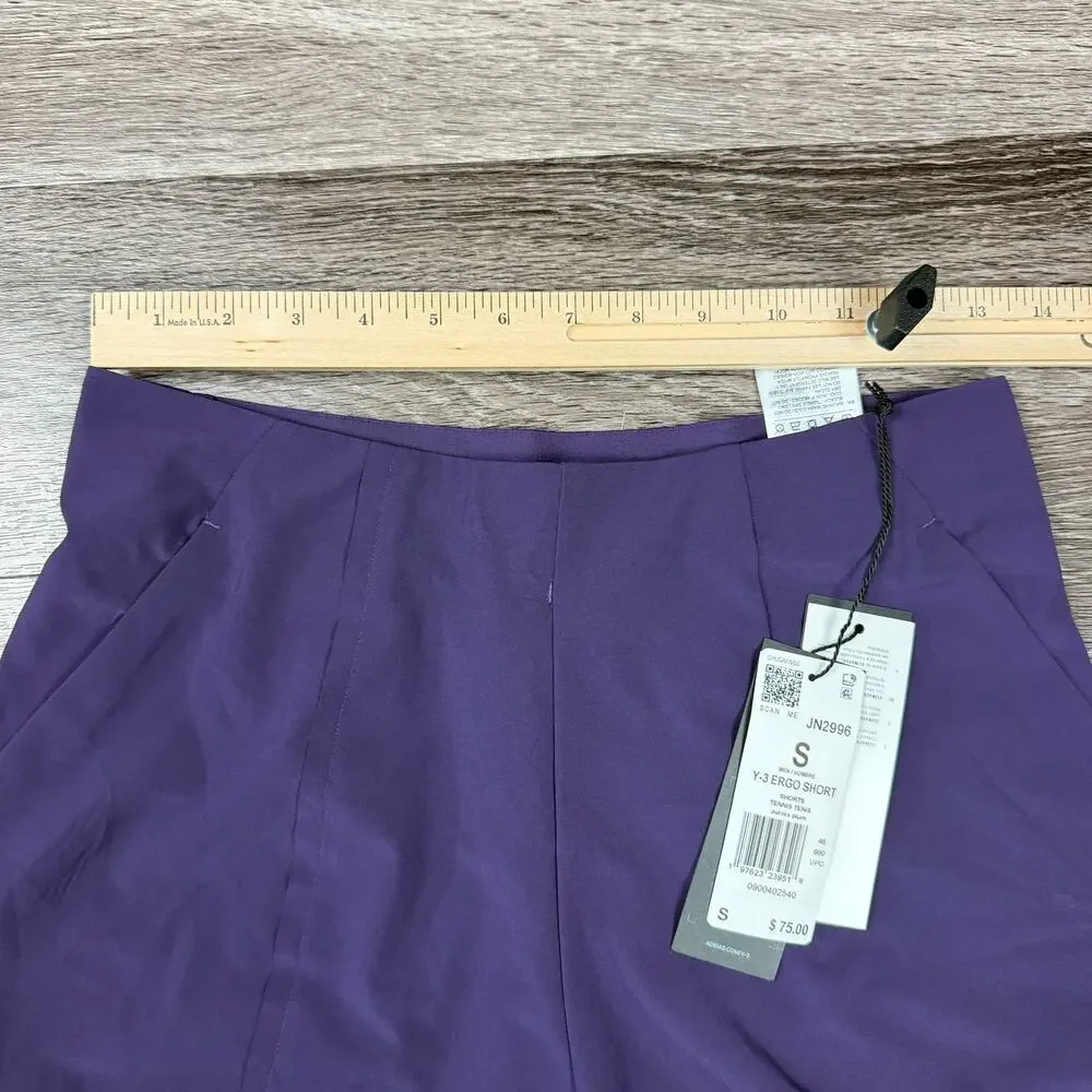 Adidas Y-3 Tennis Pro Ergo Shorts Aurora Plum Men's Size Small JN2996 NWT